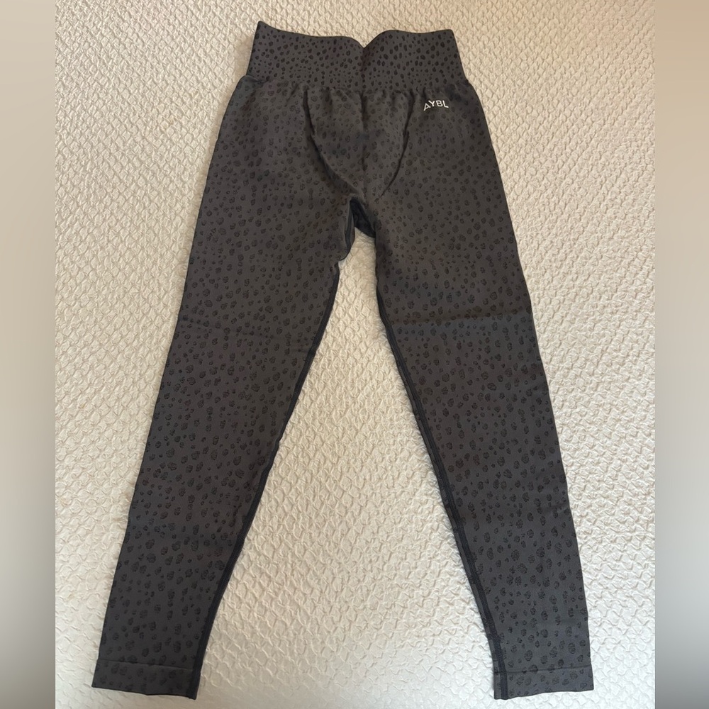 AYBL Kids Charcoal Patterned Leggings